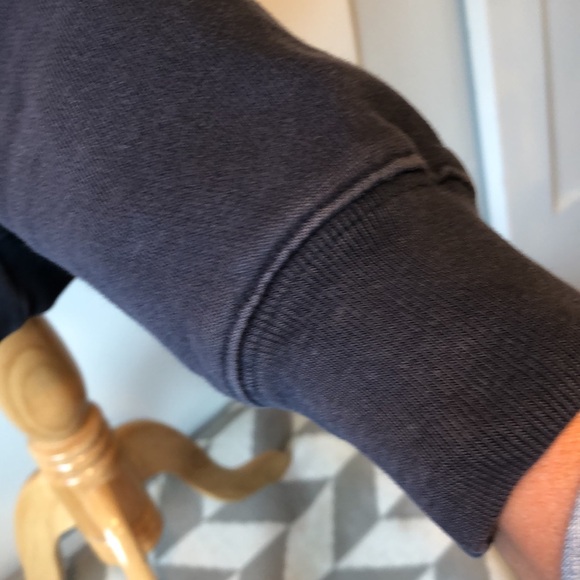 GAP-Soft Blue VTG Boho Hooded Sweatshirt/Hoodie Top-Size Small - Picture 5 of 7